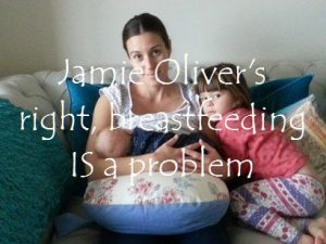 Jamie Oliver breastfeeding