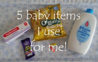 5 baby items I use for me 1