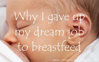 Why I gave up my dream job to breastfeed