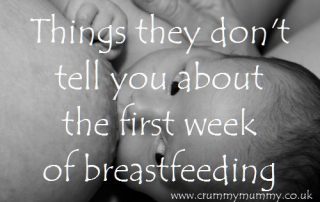 Things they don't tell you about the first week of breastfeeding