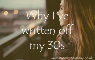 Why I've written off my 30s