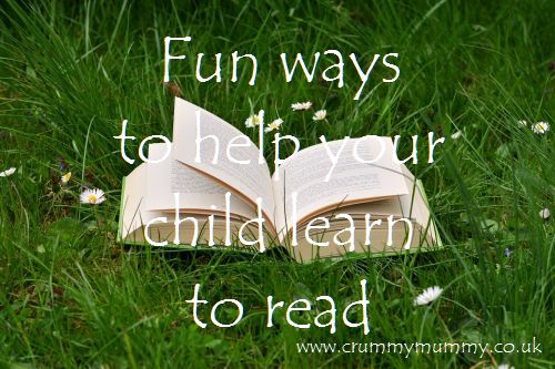 Fun ways to help your child learn to read