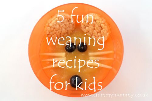 5 fun weaning recipes for kids