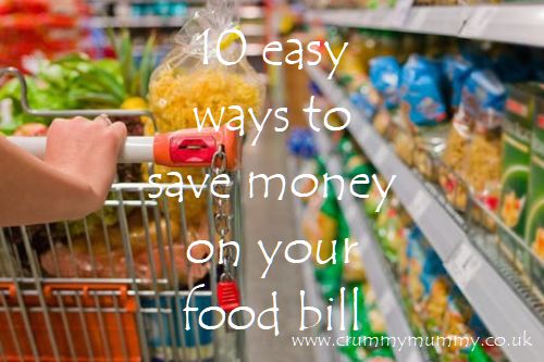 easy ways to save money on your food bill