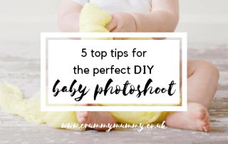 DIY baby photoshoot