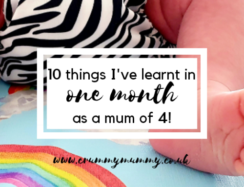 10 things I’ve learnt in one month as a mum of four!