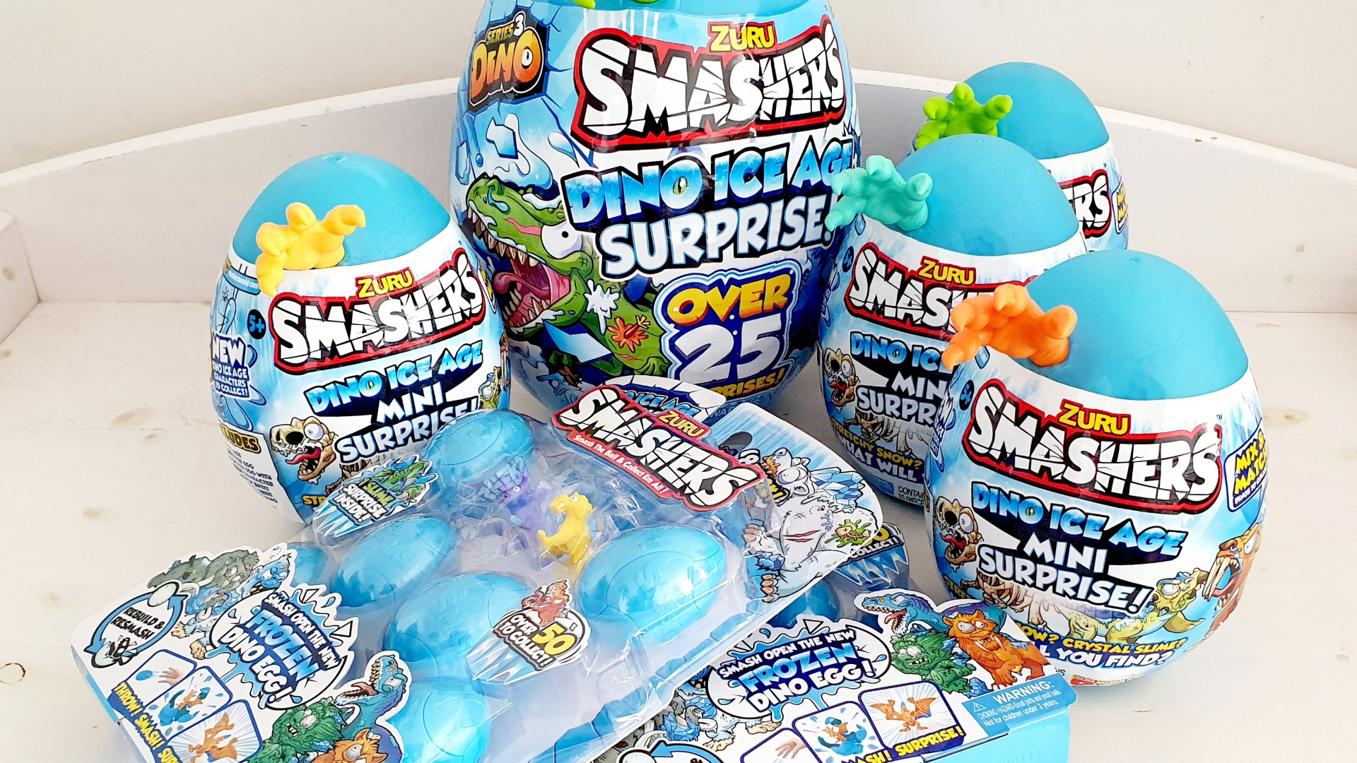 Fast Delivery New Toys Details about   Smashers Dino Ice Age Surprise Egg by ZURU Fast Shipping 