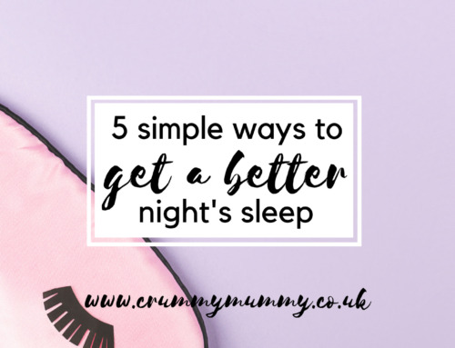 5 simple ways to get a better night’s sleep